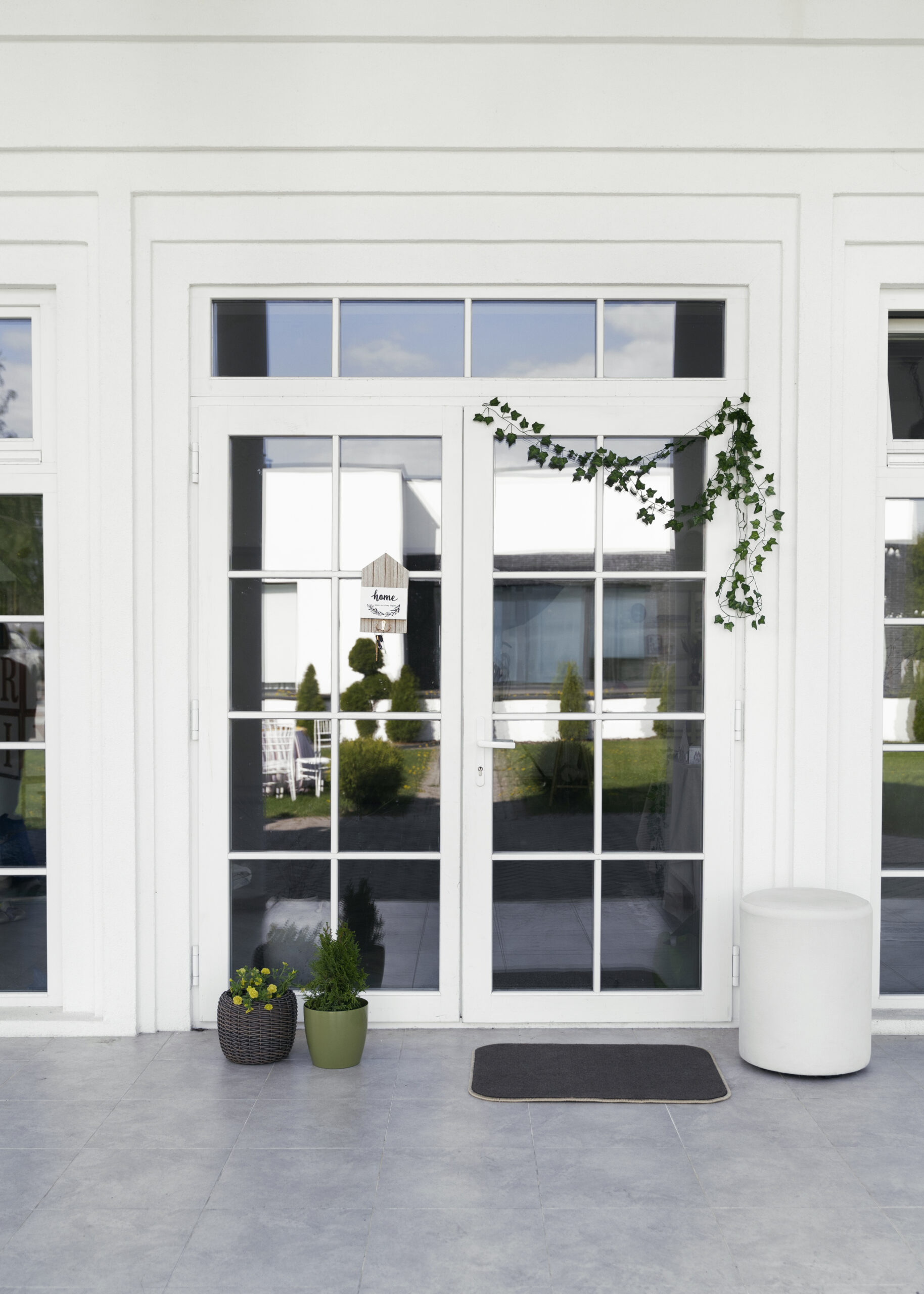 modern UPVC doors
