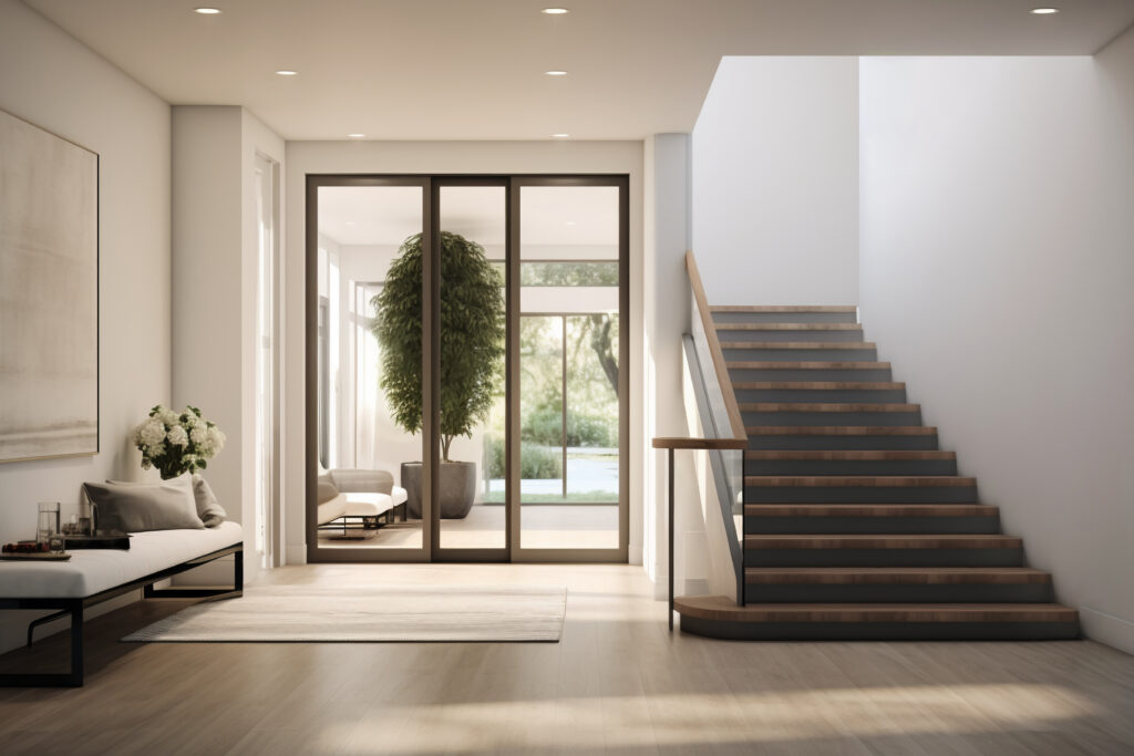 Modern UPVC doors