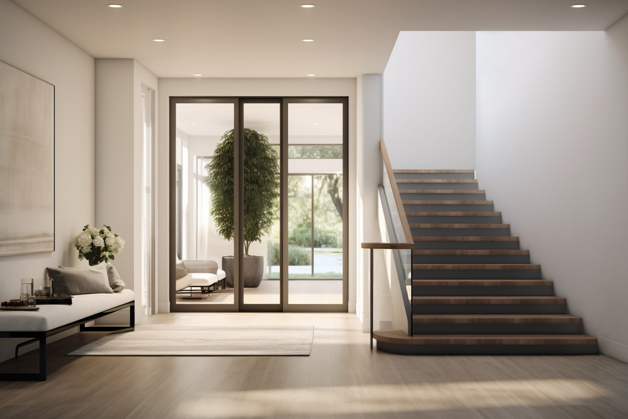 Modern UPVC doors