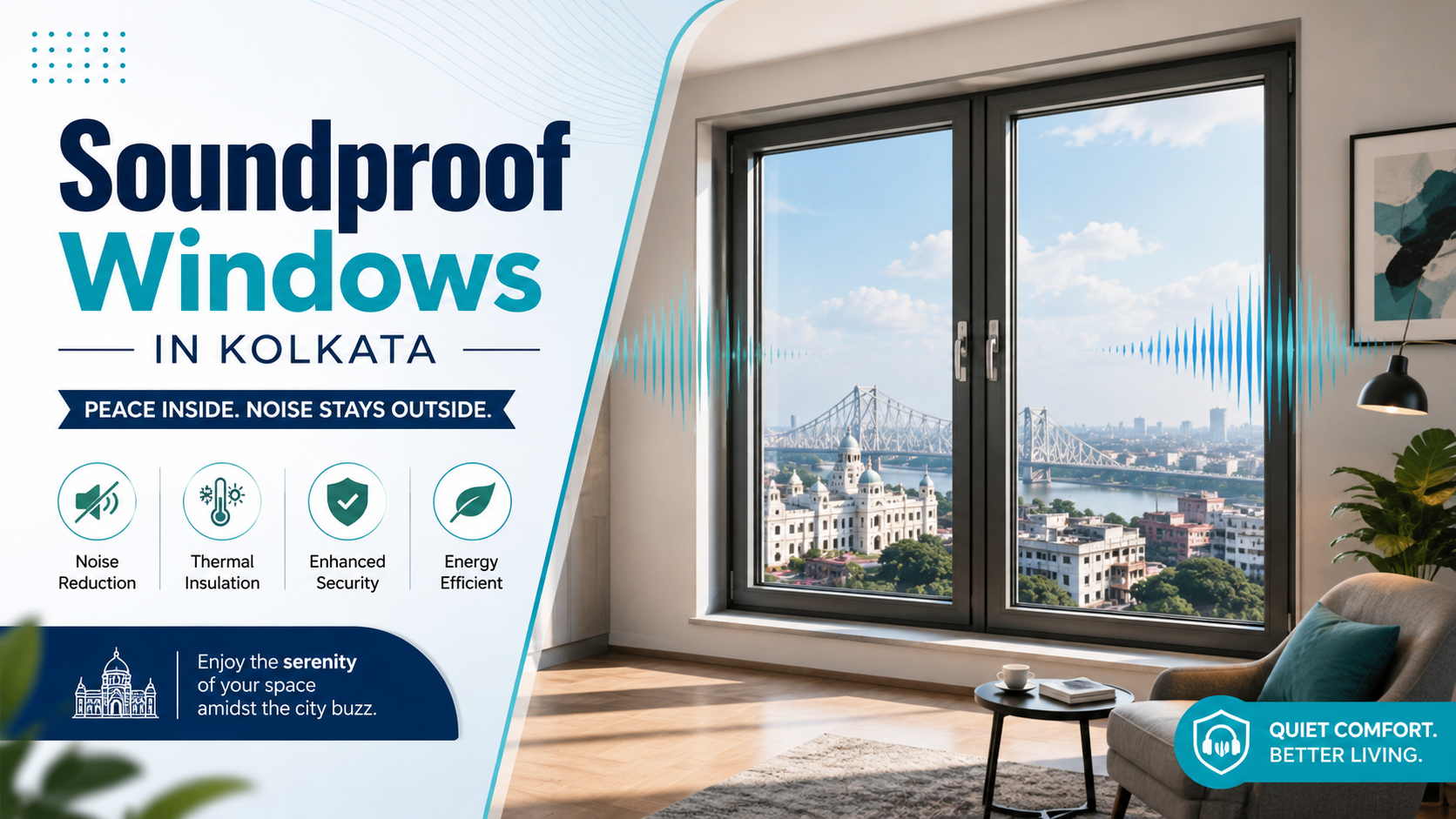 soundproof windows Kolkata