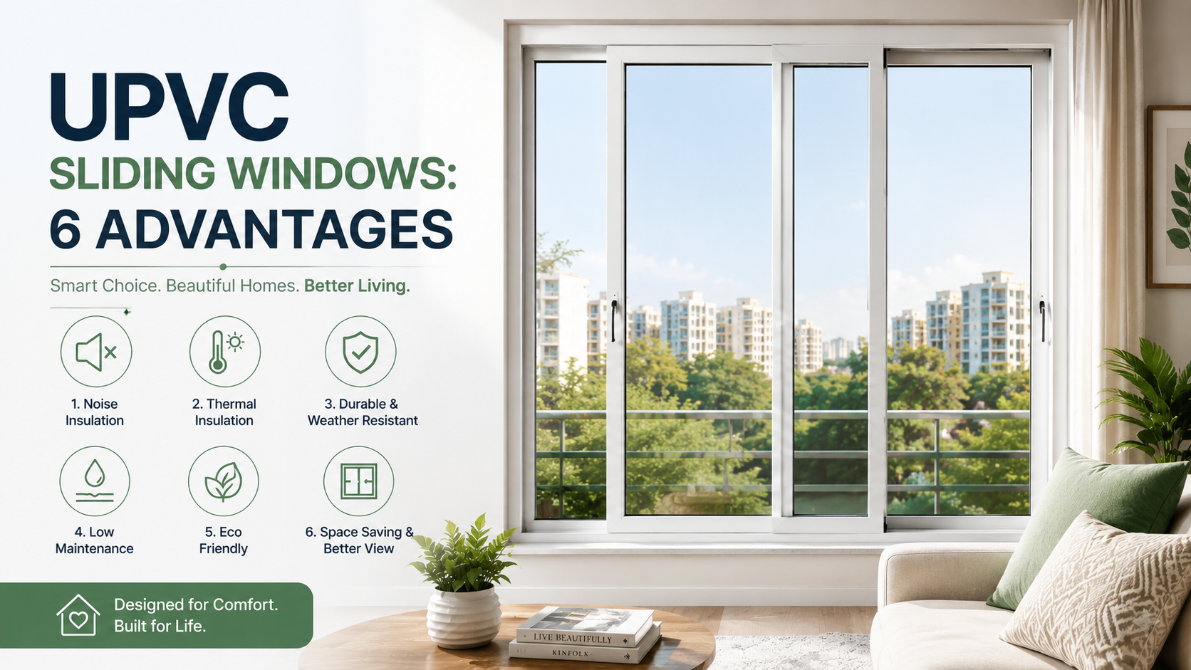 UPVC sliding windows advantages