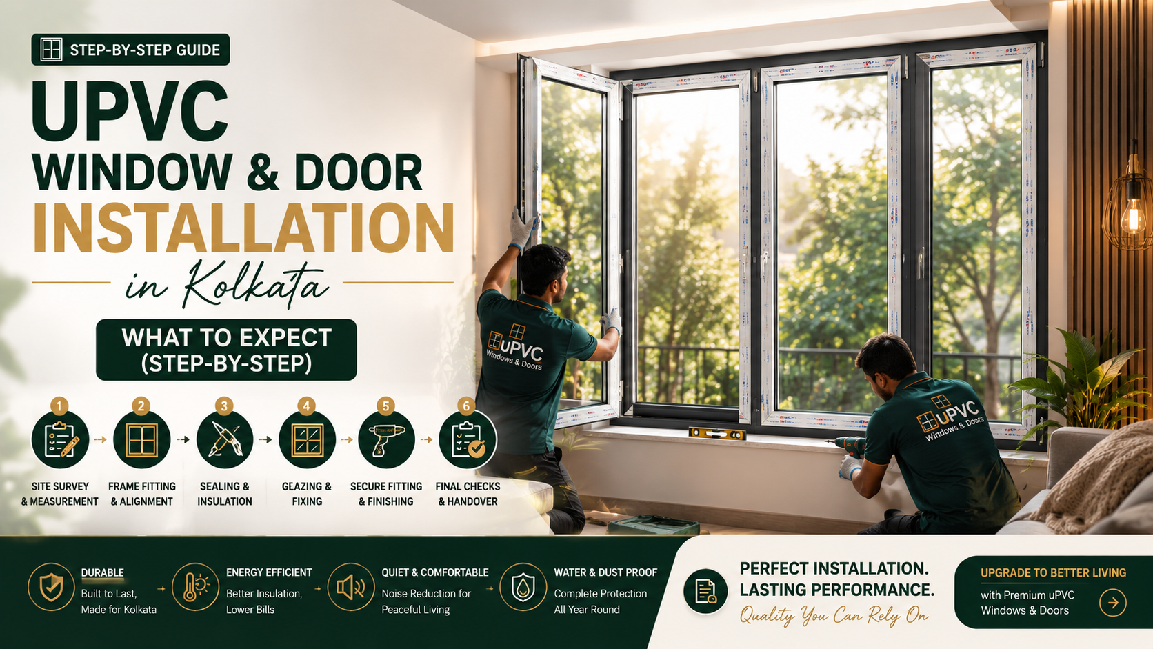 UPVC window installation Kolkata