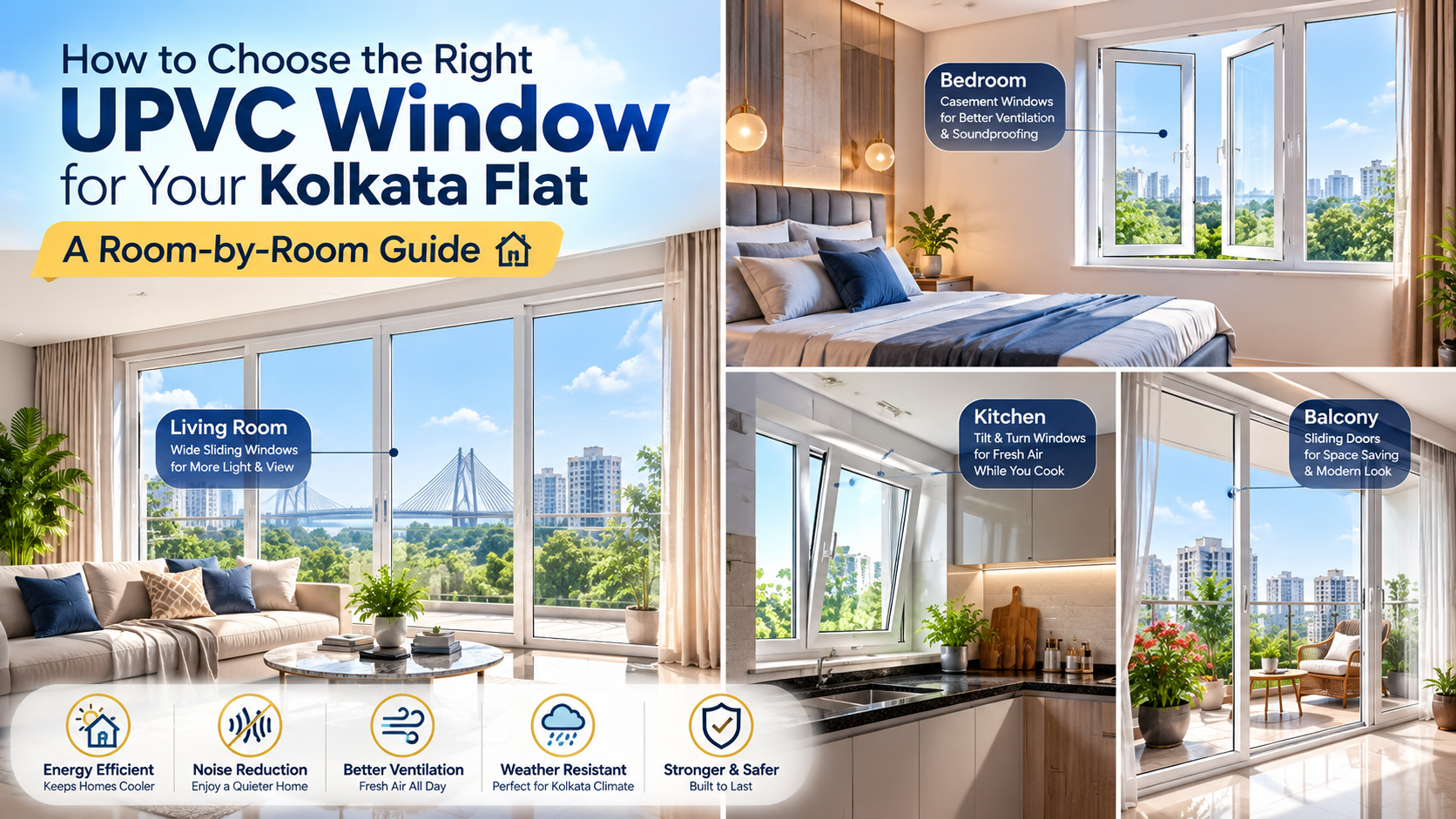UPVC windows for apartments Kolkata