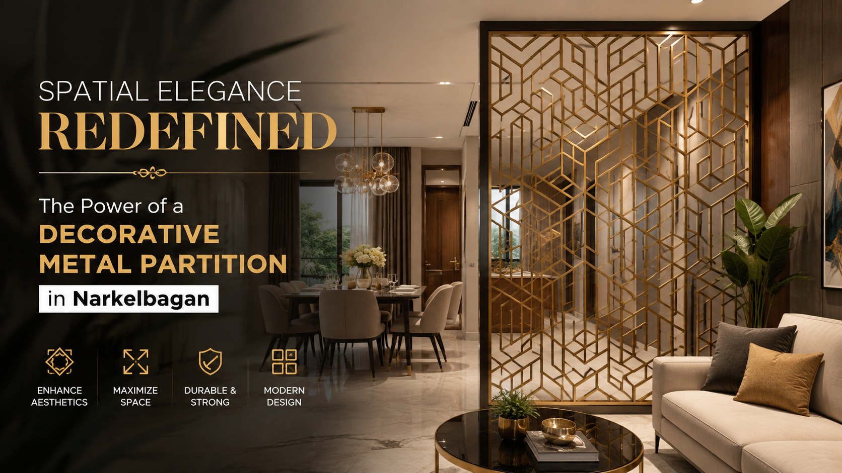 Decorative Metal Partition Narkelbagan