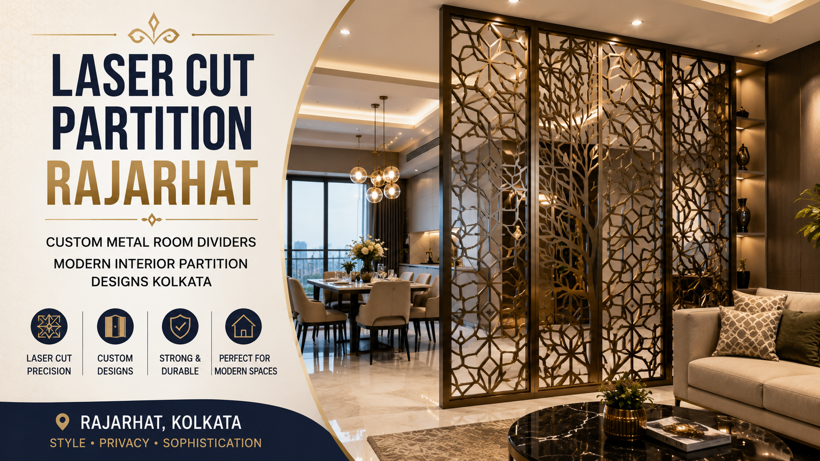 Laser Cut Partition Rajarhat