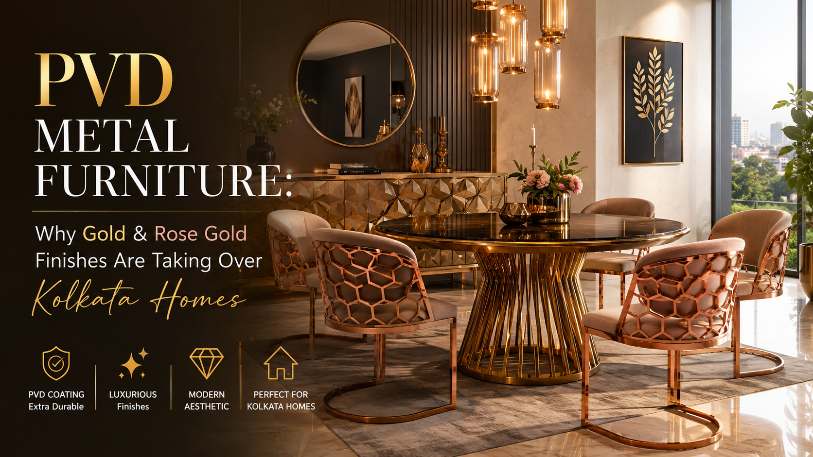 PVD metal furniture