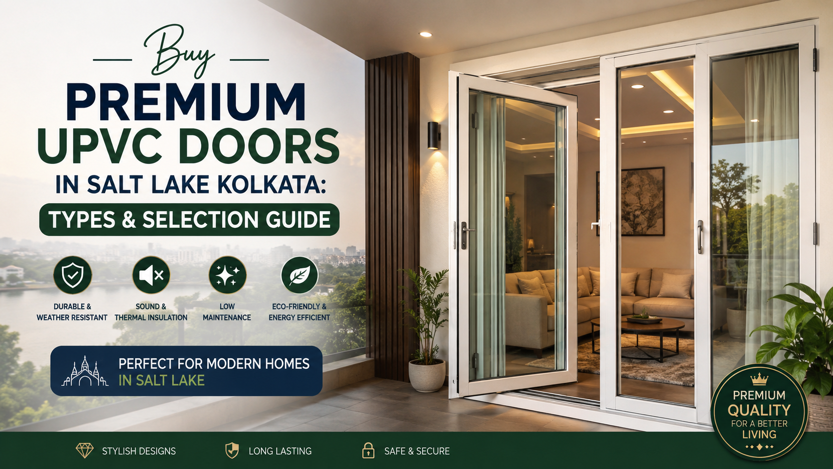 UPVC doors in Salt Lake Kolkata