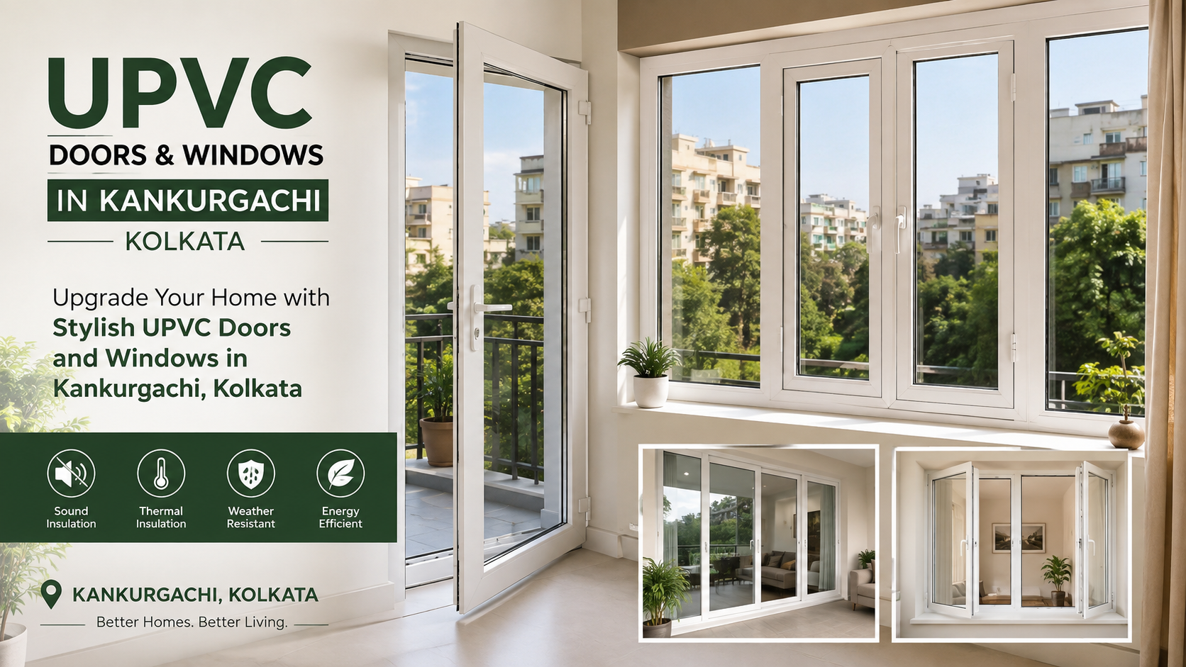 UPVC doors and windows in Kankurgachi Kolkata