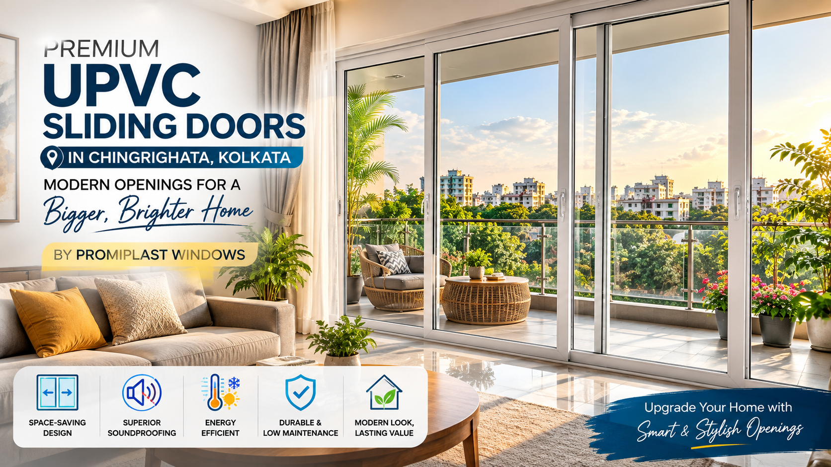 UPVC sliding doors in Chingrighata Kolkata