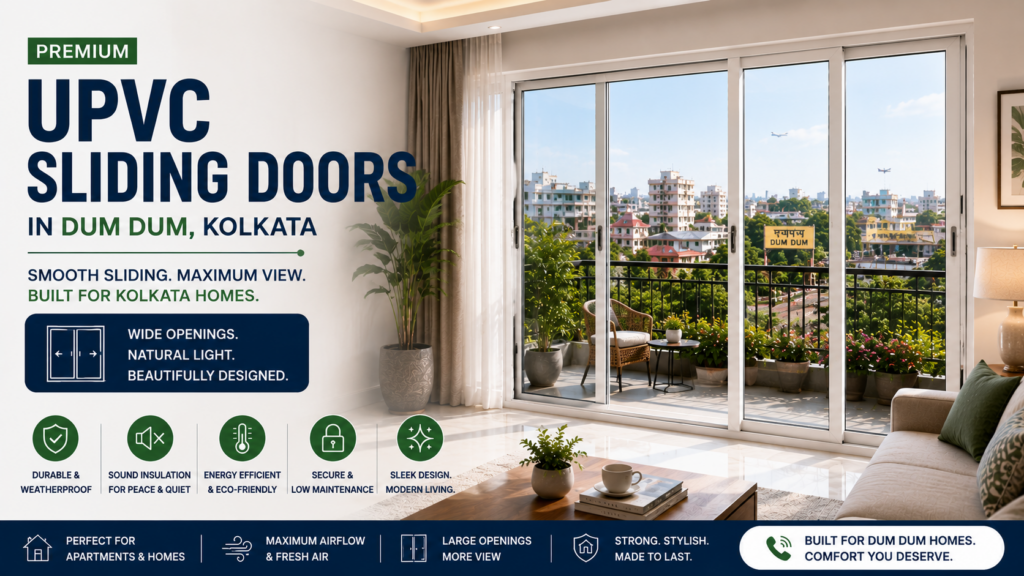 UPVC sliding doors in Dum Dum Kolkata