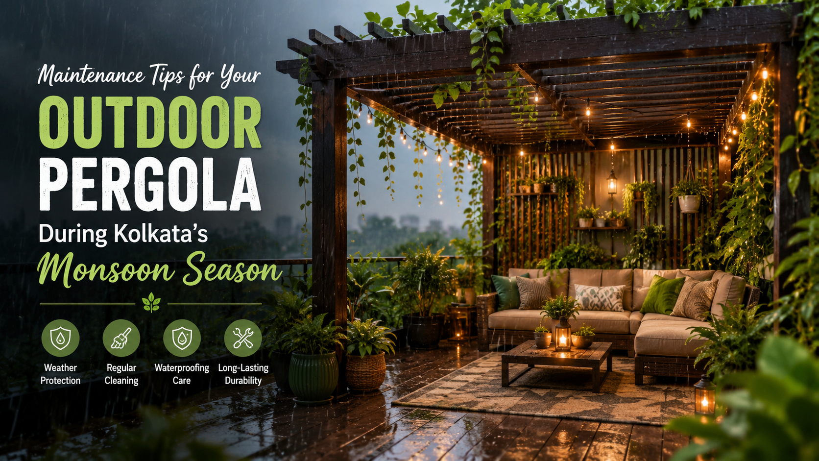 garden pergola maintenance Kolkata