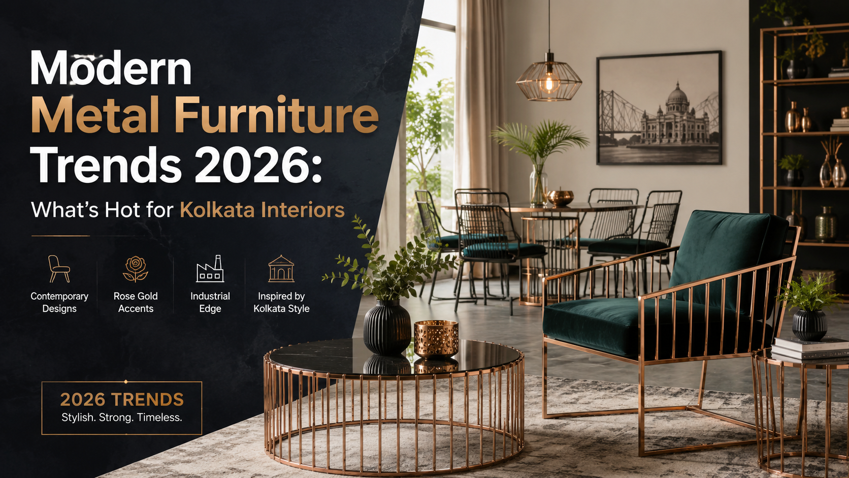 modern metal furniture trends