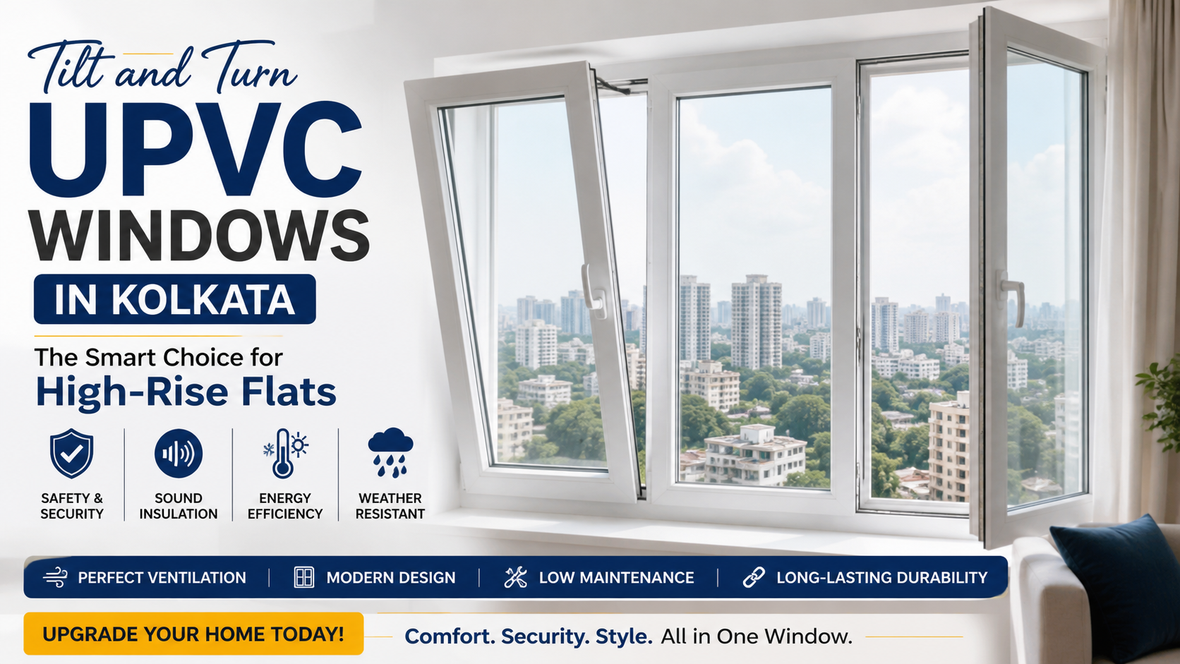 tilt and turn UPVC windows Kolkata