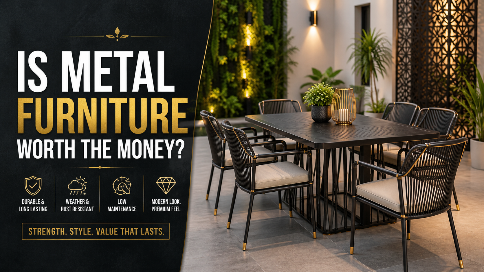 is metal furniture worth the money