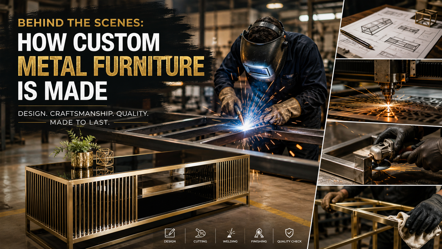 how custom metal furniture is made
